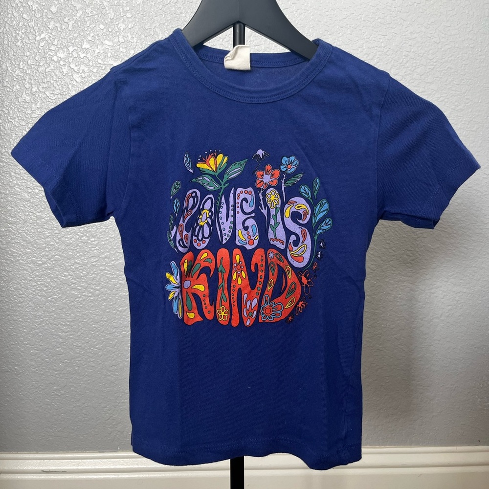 Urban Outfitters Blue Short Sleeve Tee with Graphic Design